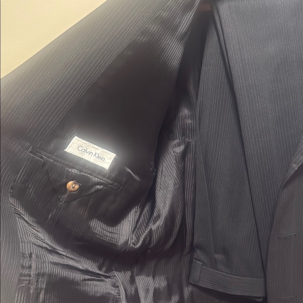 Calvin Klein Men's Black Suit Jacket
